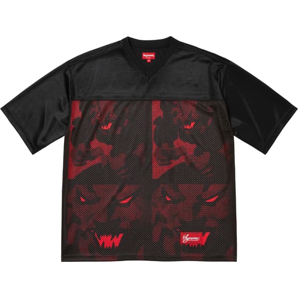 Supreme Ronin Football Jersey - Black (front)