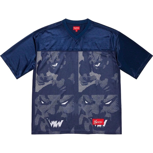 Supreme Ronin Football Jersey - Navy (front)