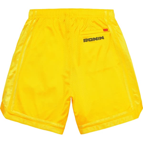 Supreme Ronin Mesh Short - Yellow (front)