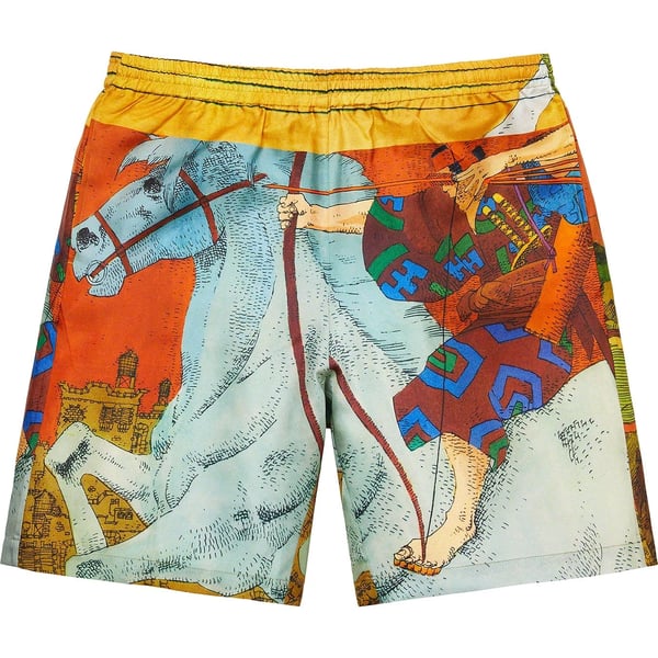 Supreme Ronin Silk Short - Gold (front)
