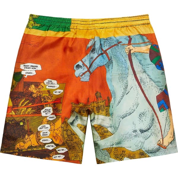 Supreme Ronin Silk Short - Gold (front)
