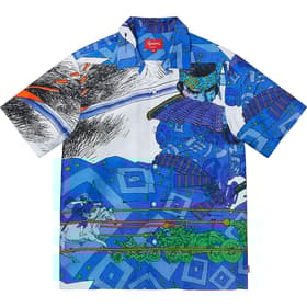 Supreme Ronin Silk S/S Shirt Blue