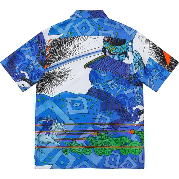 Supreme Ronin Silk S/S Shirt - Blue (front)