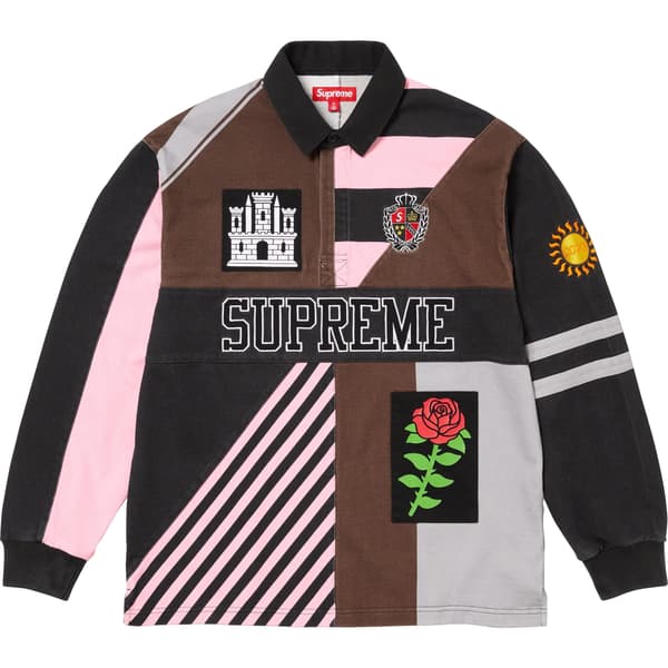 Supreme Rose Rugby - Black (front)