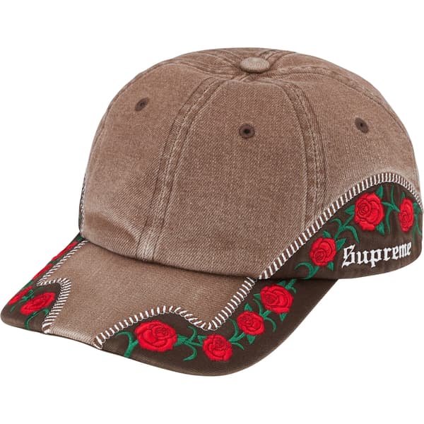 Supreme Roses 6-Panel - Brown (front)