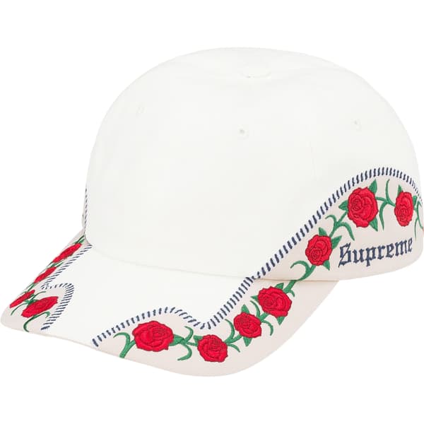 Supreme Roses 6-Panel - White (front)