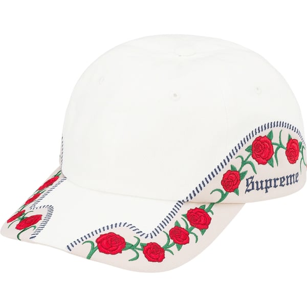 Supreme Roses 6-Panel - White (front)