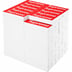 Supreme Rotary Hero Sticker Bricks Stool/Side Table - Red (front)