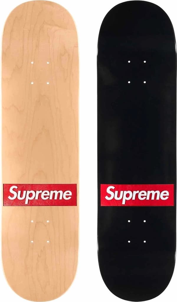 Supreme Routed Box Logo Skateboard - Product Image