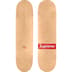 Supreme Routed Box Logo Skateboard - 8.25" x 32" (front)