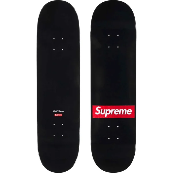 Supreme Routed Box Logo Skateboard - 8.375" x 32.125" (front)
