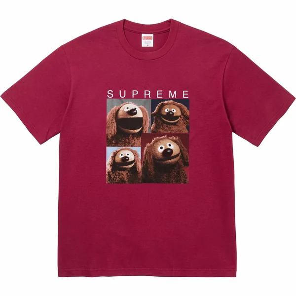 Supreme Rowlf Tee - Cardinal (front)