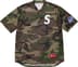 Supreme S Logo Baseball Henley - Woodland Camo (front)