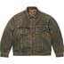 Supreme S Logo Denim Trucker Jacket - Dirty (front)