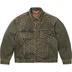 Supreme S Logo Denim Trucker Jacket - Dirty (front)