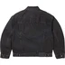 Supreme S Logo Denim Trucker Jacket - Washed Black (front)
