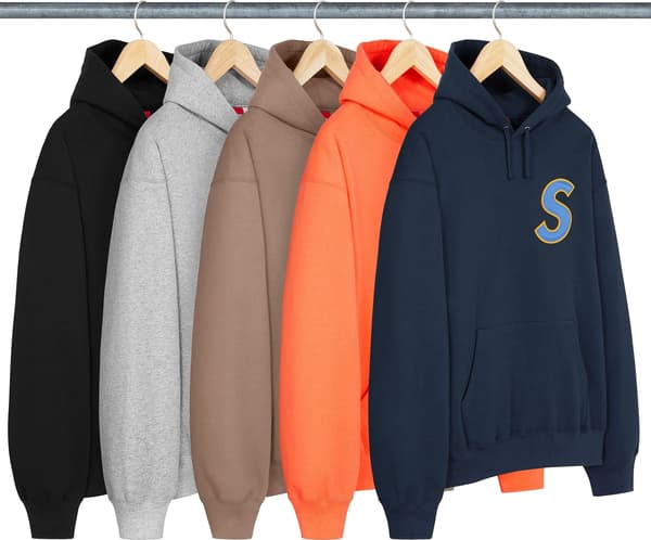 Supreme S Logo Hooded Sweatshirt - Product Image