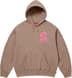 Supreme S Logo Hooded Sweatshirt - Dusty Brown (front)