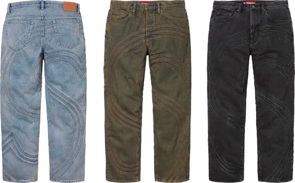 Supreme S Logo Loose Fit Jean - Product Image