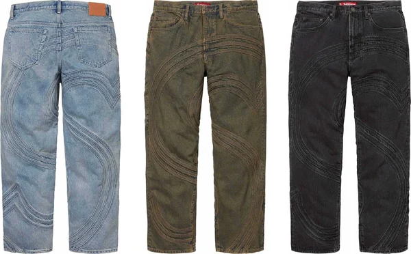 Supreme S Logo Loose Fit Jean - Product Image