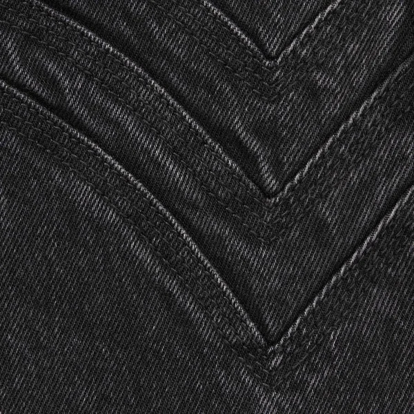 Supreme S Logo Loose Fit Jean - Washed Black (front)