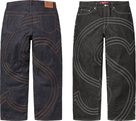 Supreme S Logo Rigid Baggy Jean