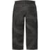Supreme S Logo Rigid Baggy Jean - Rigid Black (front)