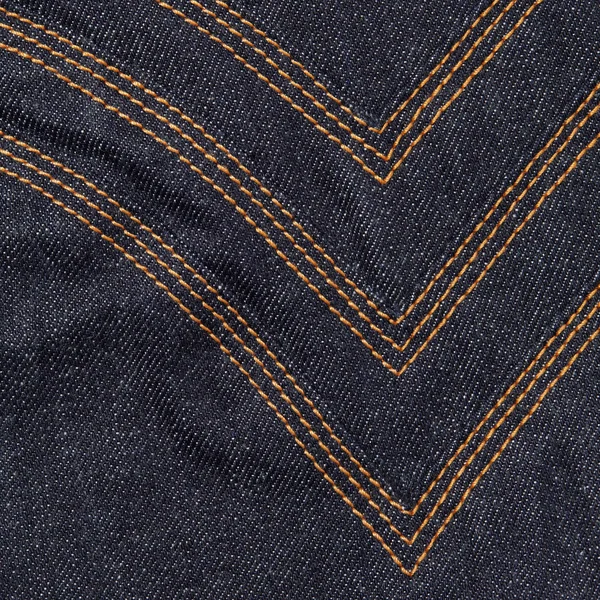 Supreme S Logo Rigid Baggy Jean - Rigid Indigo (front)