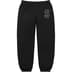Supreme S Logo Sweatpant - Black (front)