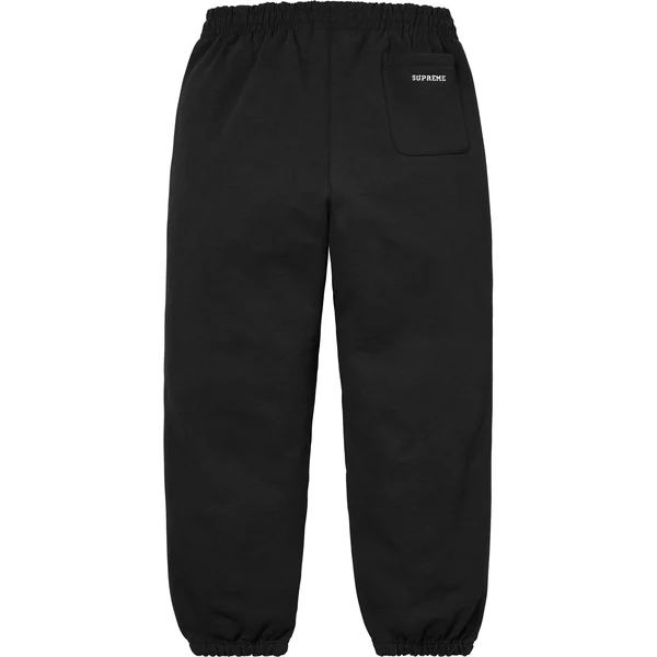 Supreme S Logo Sweatpant - Black (front)