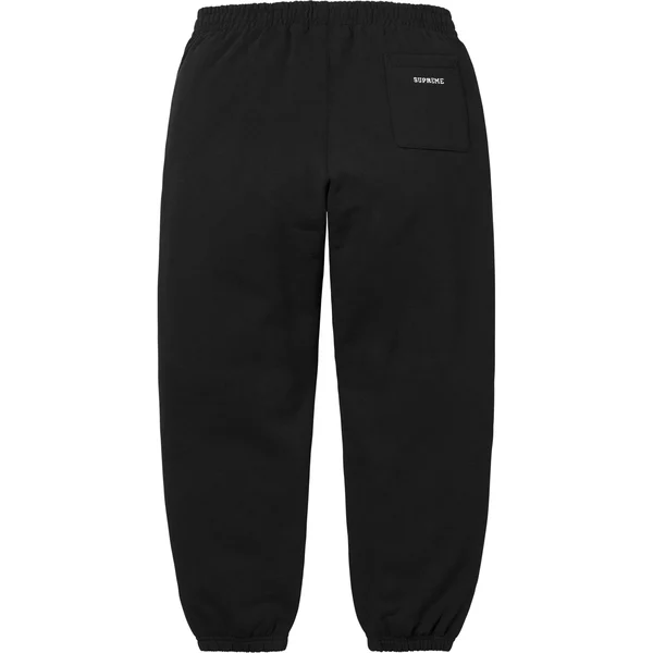 Supreme S Logo Sweatpant - Black (front)