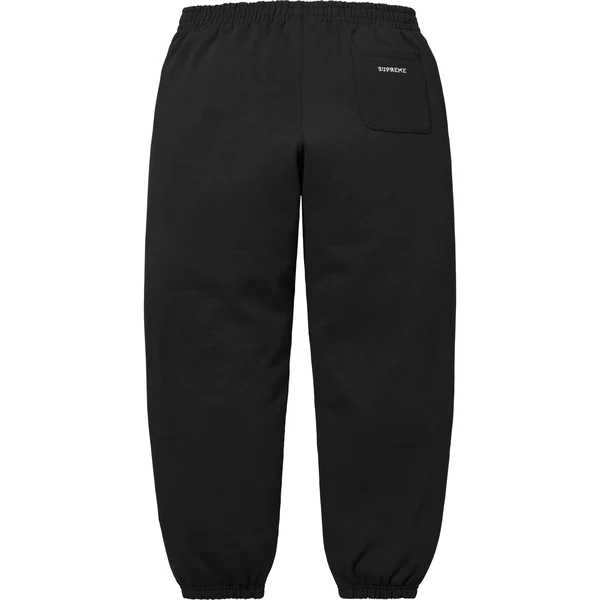 Supreme S Logo Sweatpant - Black (front)