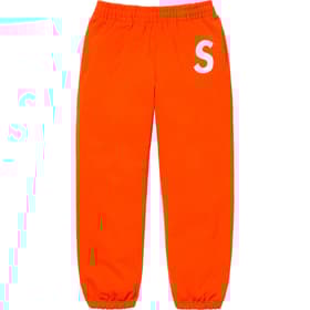 Supreme S Logo Sweatpant Bright Orange
