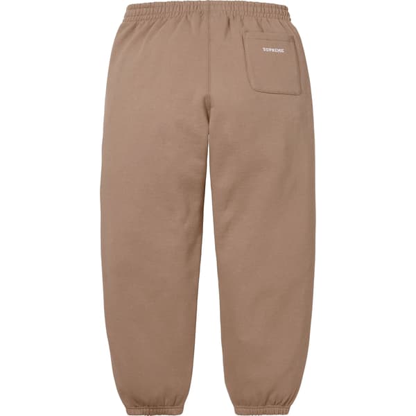 Supreme S Logo Sweatpant - Dusty Brown (front)