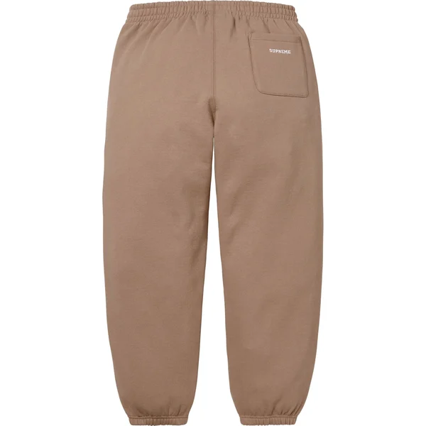 Supreme S Logo Sweatpant - Dusty Brown (front)