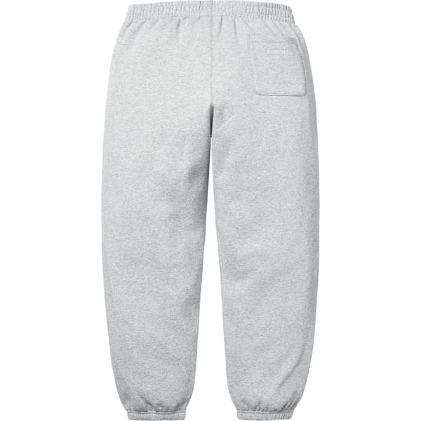 Supreme S Logo Sweatpant - Heather Grey (front)