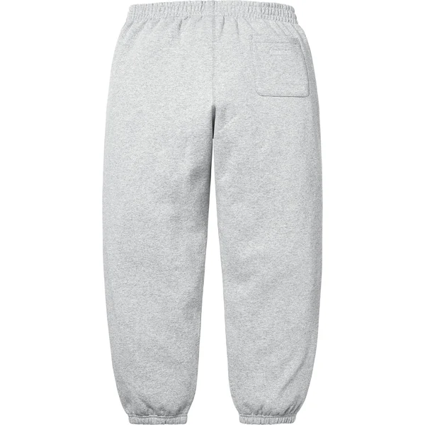 Supreme S Logo Sweatpant - Heather Grey (front)