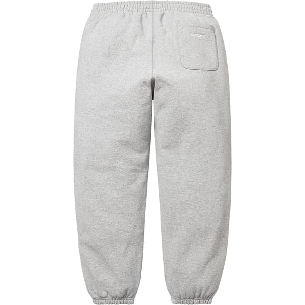 Supreme S Logo Sweatpant - Heather Grey (front)