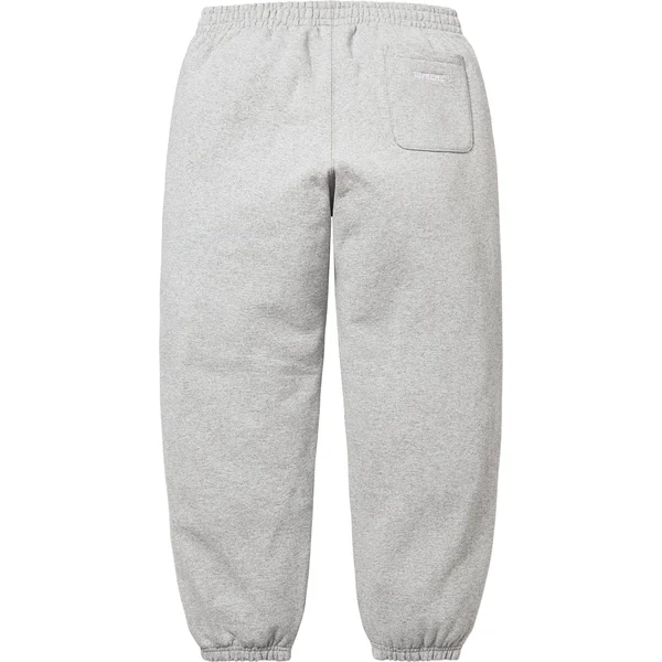 Supreme S Logo Sweatpant - Heather Grey (front)