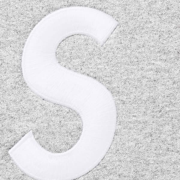 Supreme S Logo Sweatpant - Heather Grey (front)
