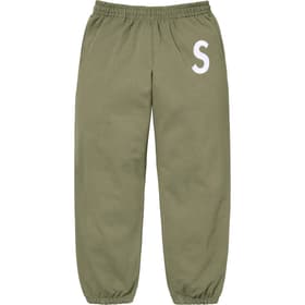 Supreme S Logo Sweatpant Light Olive