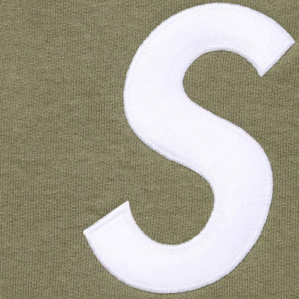 Supreme S Logo Sweatpant - Light Olive (front)