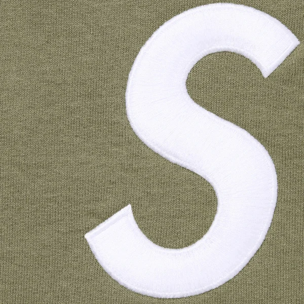 Supreme S Logo Sweatpant - Light Olive (front)