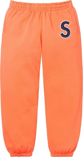 Supreme S Logo Sweatpant Light Orange