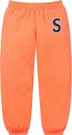 Supreme S Logo Sweatpant - Light Orange (front)