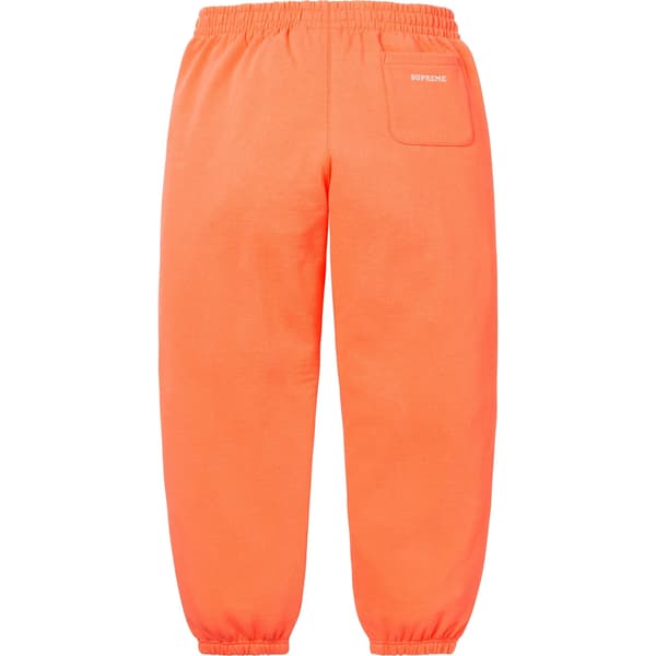 Supreme S Logo Sweatpant - Light Orange (front)