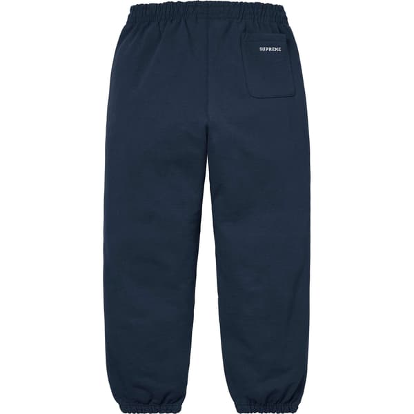 Supreme S Logo Sweatpant - Navy (front)