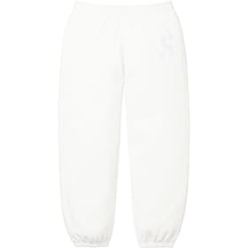 Supreme S Logo Sweatpant White