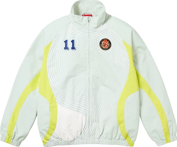 Supreme S Logo Track Jacket - Light Mint (front)