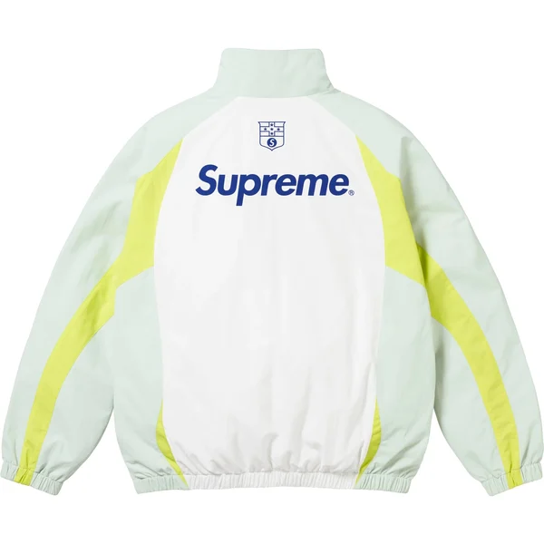 Supreme S Logo Track Jacket - Light Mint (front)